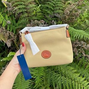 NWT Dooney & Bourke Khaki Crossbody Pouchette